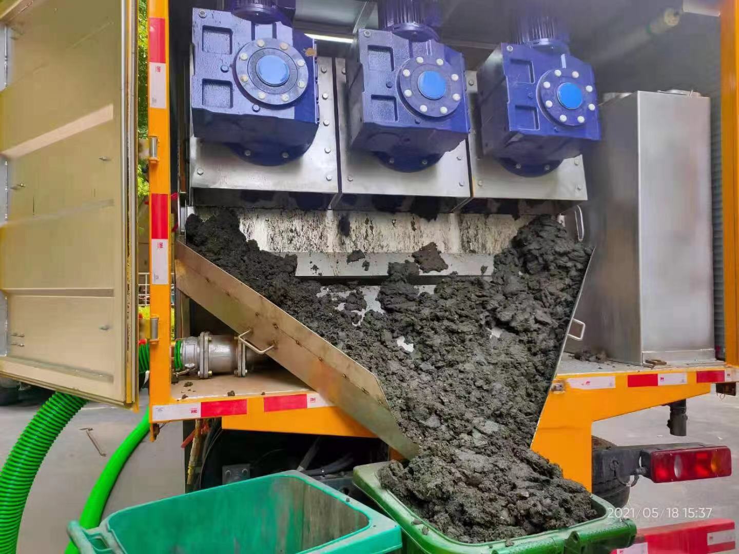 江永化粪池清掏城市维护站-泥浆净化干湿分离处理